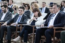 Η Πρόεδρος της Δημοκρατίας Κατερίνα Σακελλαροπούλου κήρυξε την έναρξη της 62ης Διεθνούς Συνόδου για Νέους Ολυμπιακούς Πρεσβευτές