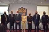 Συνάντηση του Προέδρου Σπύρου Καπράλου με τον υποψήφιο Πρόεδρο της FINA Husain Al-Musallam