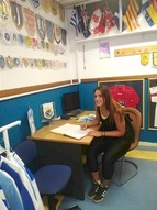 Η Κύπρια αθλήτρια Αλεξάνδρα Κωνσταντινίδου επισκέφτηκε το μουσείο χειροσφαίρισης